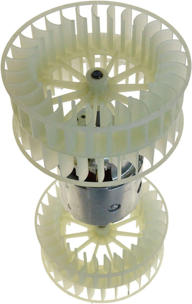 Heater Blower Motor with Dual Fan Cage Compatible with 1990-1993 MB 300SL / 1990-1993 500SL / 1993 600SL / 1994-1997 SL320 / 1994-2002 SL500 / 1994-2002 SL600