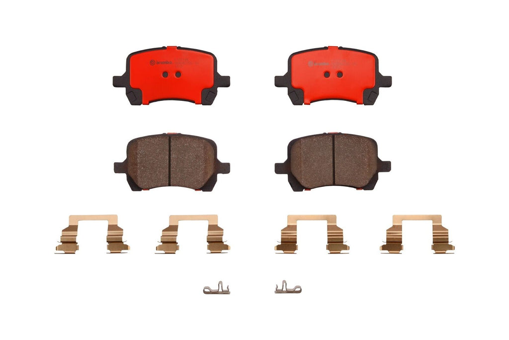 Brembo Front Disc Brake Pad Set for Malibu, HHR, G6, G5, Aura, Cobalt (P10014N)