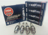 NGK LFR5AIX-11 Iridium Spark Plugs 4-Pcs (4469) Fits Infiniti Hyundai Kia