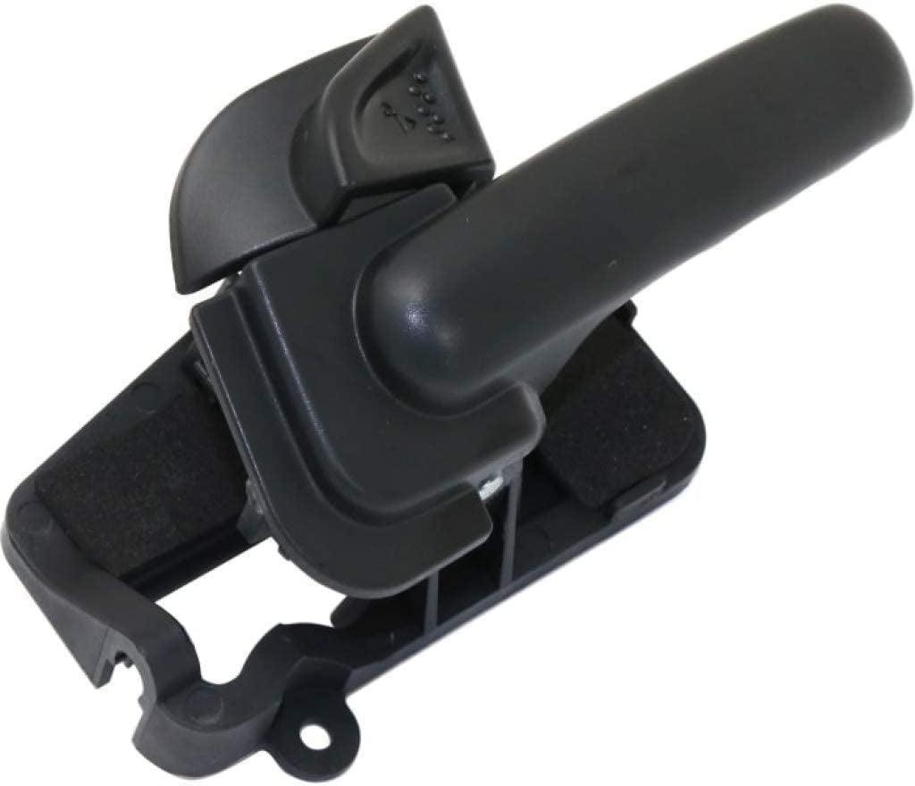 for Ford Explorer Interior Door Handle Rear, Driver Side Textured Black (2002-2005) | with Door Lock Button| Trim:All Submodels