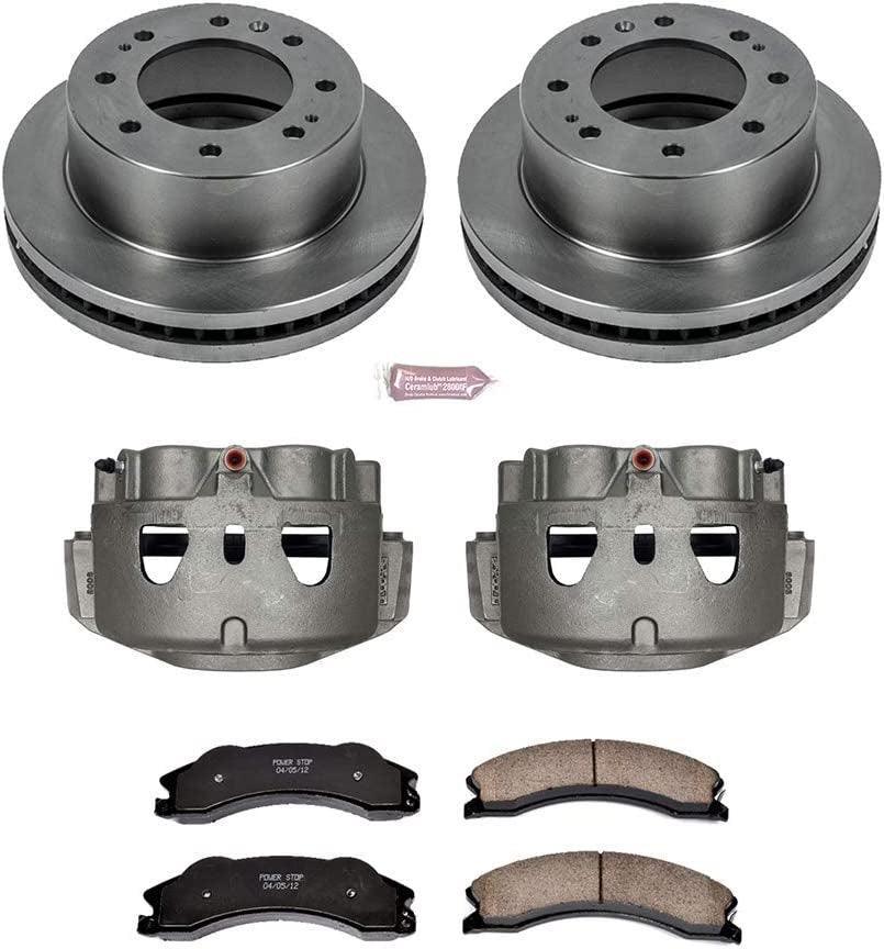 KCOE5559 Autospeciality Replacement Front Caliper Kit- OE Rotors, Ceramic Brake Pads, Calipers