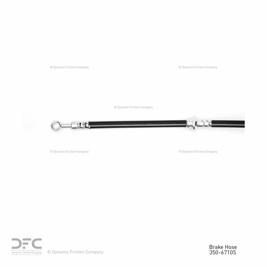 Dynamite Friction Brake Hydraulic Hose for 13-18 Altima 350-67105