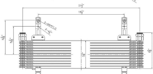 GM4050114 OE Replacement Automatic Transmission Oil Cooler Assembly