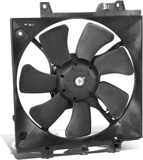 Factory Style A/C Condenser Fan Assembly Compatible with 02-07 Subaru Impreza,Oem-Rf-0932