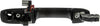 Dorman 81513 Front Driver Side Exterior Door Handle Compatible with Select Honda Models, Textured Black