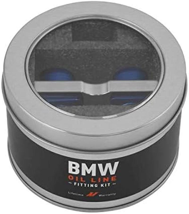 MMOCF-F80 Oil Line Fitting Kit Compatible with BMW F8X M3/M4/M2C 2015-2020, Blue