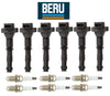 OEM Ignition Coil + Spark Plug (6Sets) for Porsche 911 Carrera 4 Boxster 99-04