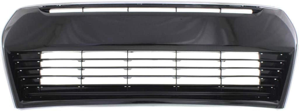 For Toyota Corolla Front Bumper Grille 2014 2015 2016 | Lower | Black | Plastic | S/Special Edition | W/Chrome Trim | TO1036150 | 5310202210