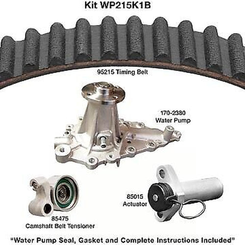 Dayco Engine Timing Belt Kit with Water Pump for GS300, IS300 WP215K1B