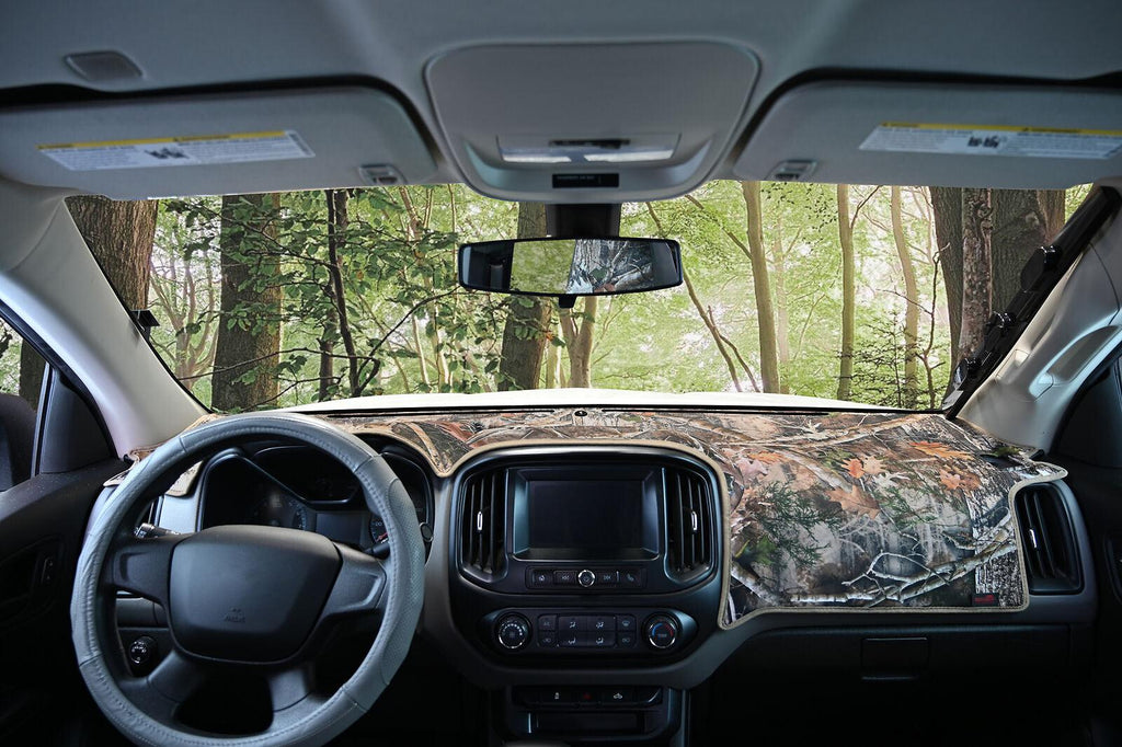 Dashboard Dash Mat Cover for 2015-2017 Jeep Wrangler (Truetimber Camo)