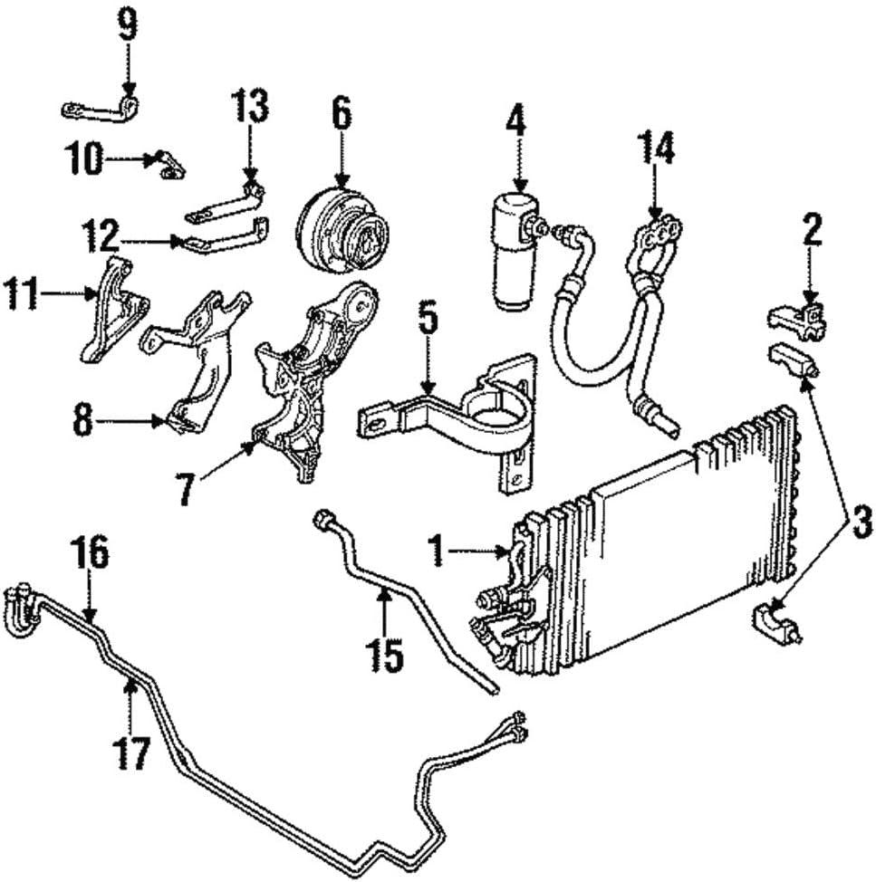 Genuine 15971617 Air Conditioning Evaporator Tube, Regular