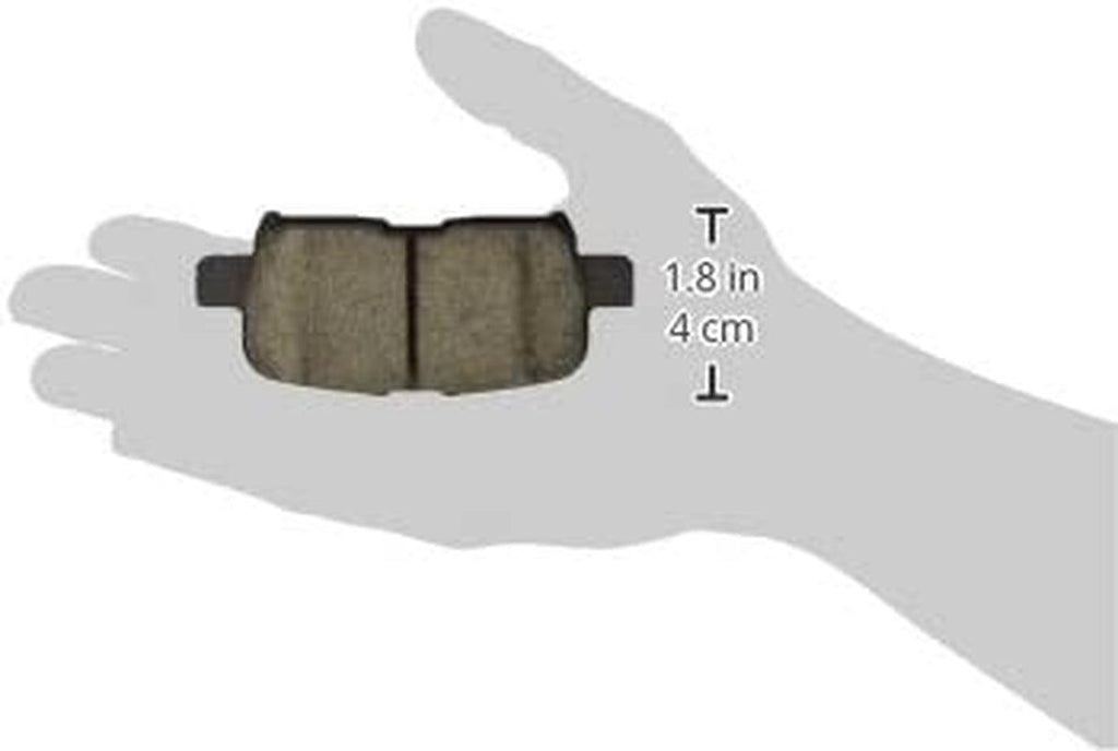 17-865, Z17 Rear Ceramic Brake Pads with Hardware
