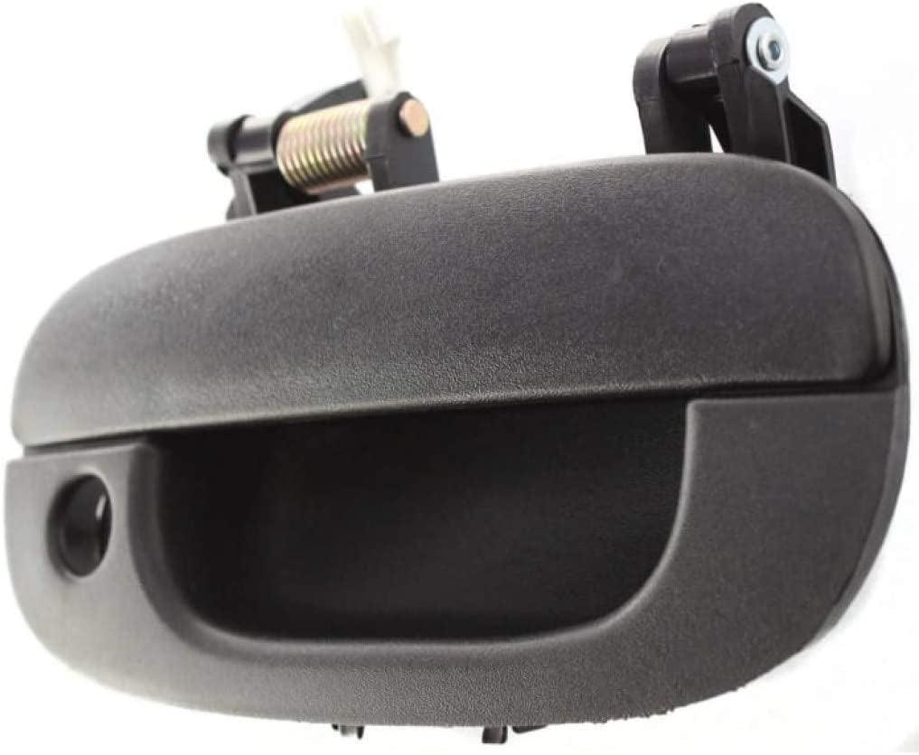 Compatible with Dodge Ram 3500 Exterior Door Handle 1994-2002 Passenger Side Front, Textured Black | with Key Hole | Trim: Base | CH1311102 | 55275022AB