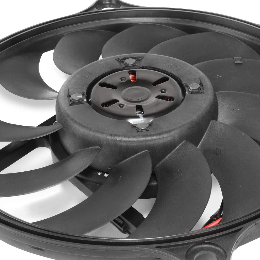 OEM-RF-0371 Factory Style Radiator Cooling Fan Assembly Compatible with 2006-2010 Beetle / 2010 Beetle Cabrio 2.5L