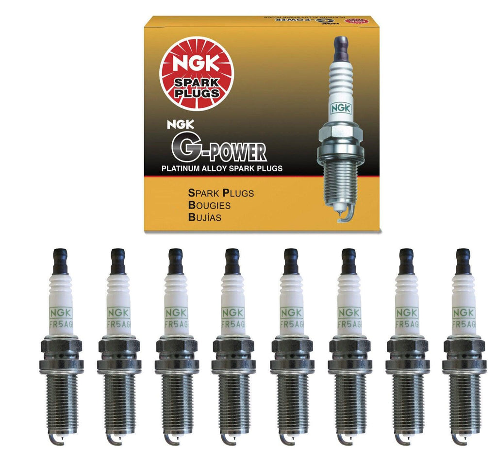 NGK G-Power Platinum Spark Plug Set 8PCS. 5018 LFR5AGP