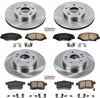 KOE2744 Autospecialty Front and Rear Replacement Brake Kit-Oe Brake Rotors & Ceramic Brake Pads