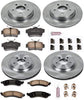 KOE1305 Autospecialty Front and Rear Replacement Brake Kit-Oe Brake Rotors & Ceramic Brake Pads