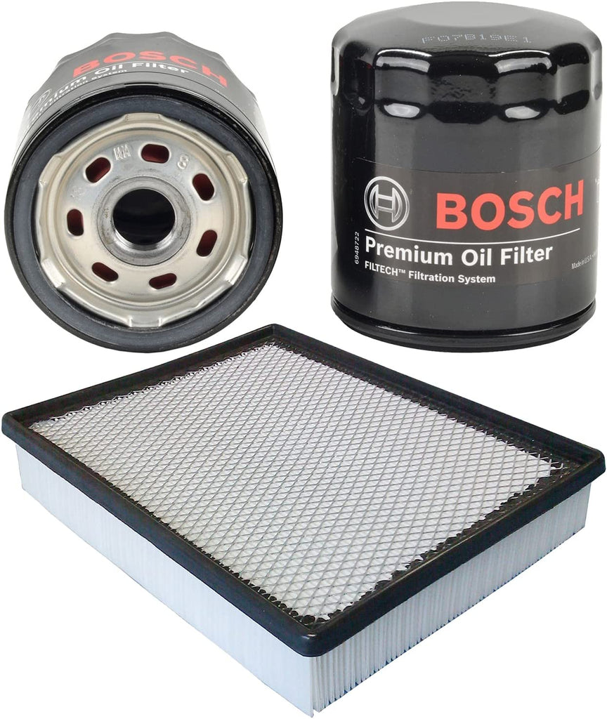 Bosch 3331 & 5499WS Premium Oil Filter and Air Filter Bundle