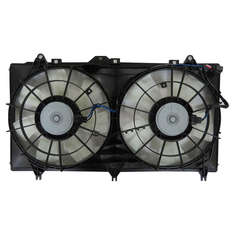 Dual Radiator and Condenser Fan Assembly Fits 2014 Chevrolet Camaro