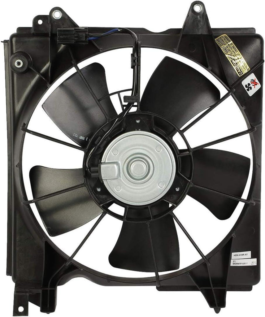 OEM-RF-0185 Factory Style Radiator Cooling Fan Assembly Cooling Efficiency Improved Direct Replacement [Compatible with 2013-2015 ILX / 2012-2015 Civic]