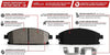 Power Stop Z23-924 Front Z23 Evolution Sport Carbon Fiber Infused Ceramic Brake Pads with Hardware