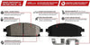 Power Stop Z23-1210 Front Z23 Evolution Sport Carbon Fiber Infused Ceramic Brake Pads with Hardware