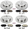 KOE6506 Autospecialty Front and Rear Replacement Brake Kit-Oe Brake Rotors & Ceramic Brake Pads