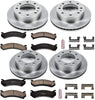 Power Stop KOE2023  Front and Rear Replacement Brake Kit-Oe Brake Rotors & Ceramic Brake Pads