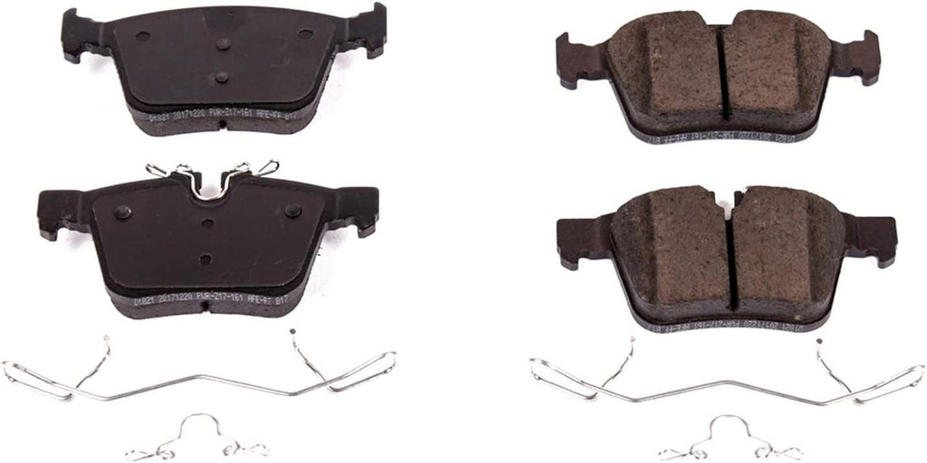 17-1821, Z17 Rear Ceramic Brake Pads with Hardware