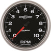 3698 Sport-Comp II 5" 10000 RPM In-Dash Tachometer