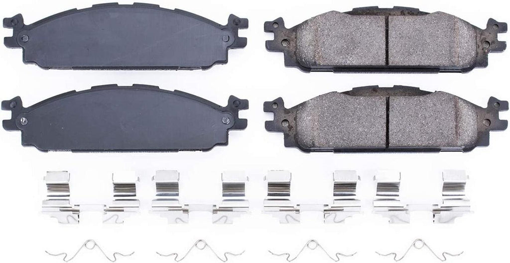 17-1508, Z17 Front Ceramic Brake Pads with Hardware