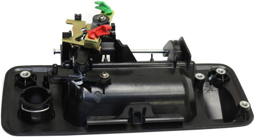 Tailgate Handle for Toyota Tundra 2014-2020 | outside | W/Cam & Key Holes | Black | Plastic | TO1915118 | 690900C090