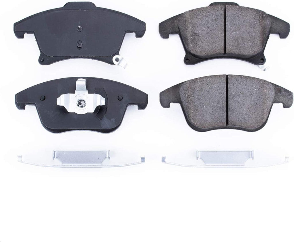 17-1653, Z17 Front Ceramic Brake Pads with Hardware