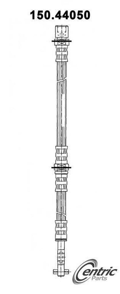 Centric Brake Hydraulic Hose for Celica, Nova, Corolla 150.44050