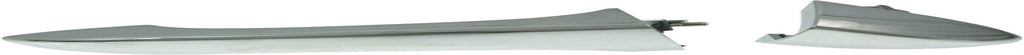 Rear Exterior Door Handle Compatible with 2000-2006 BMW X5 All Chrome, with Lever and Button Cover, Set of 2, Driver and Passenger Side