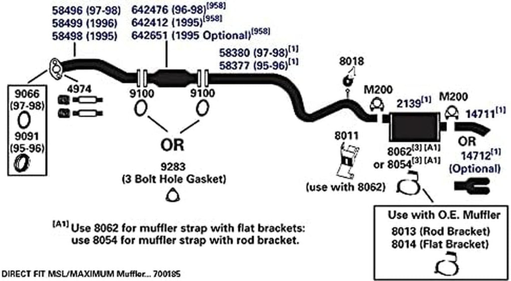 8054 Exhaust Bracket