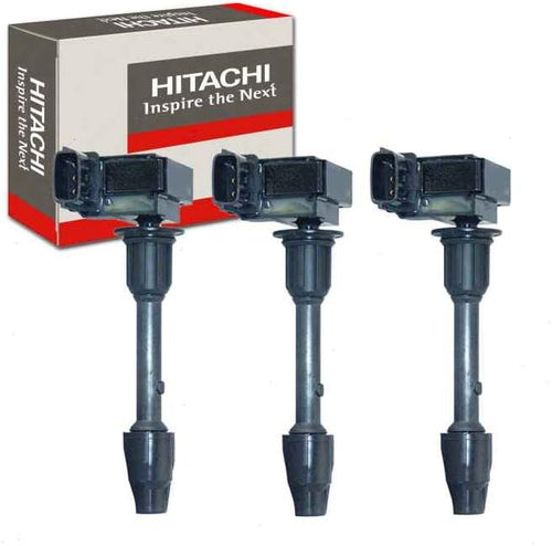 3 Pc Hitachi Left Ignition Coils Compatible with Nissan Maxima 3.0L V6 2000