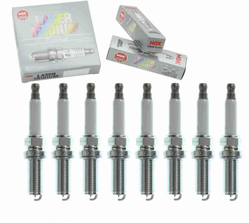 8 Pc NGK Laser Iridium Spark Plugs Compatible with Jaguar XJ 5.0L V8 2010-2019