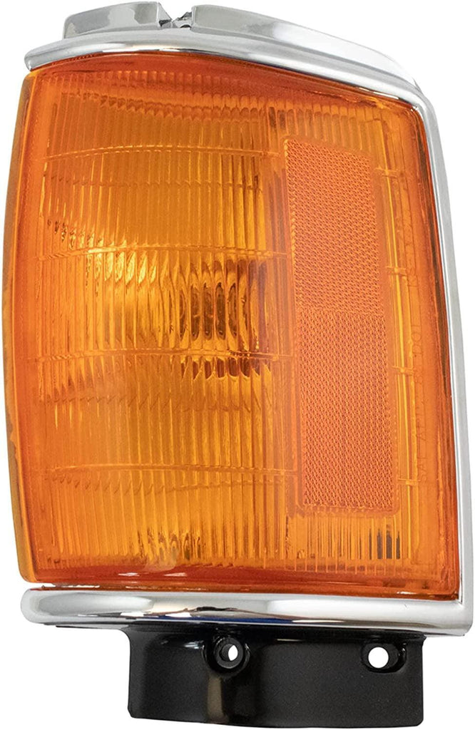 Chrome Corner Side Marker Parking Light Lamp Pair Set for 84-86 4Runner Pickup