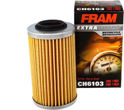 Motorcycle/Atv Oil Filter, CH6103 for Select Aprilia, Buell, and Can-Am Models