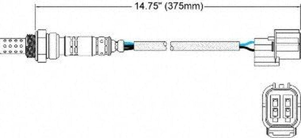 250-24308 Oxygen Sensor, Direct Fit