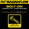 Magnaflow Direct-Fit Catalytic Converter California Grade CARB Compliant 551461 - Stainless Steel 2.25In Main Piping, 33.125In Overall Length, Post Converter O2 Sensor - CA Legal Replacement