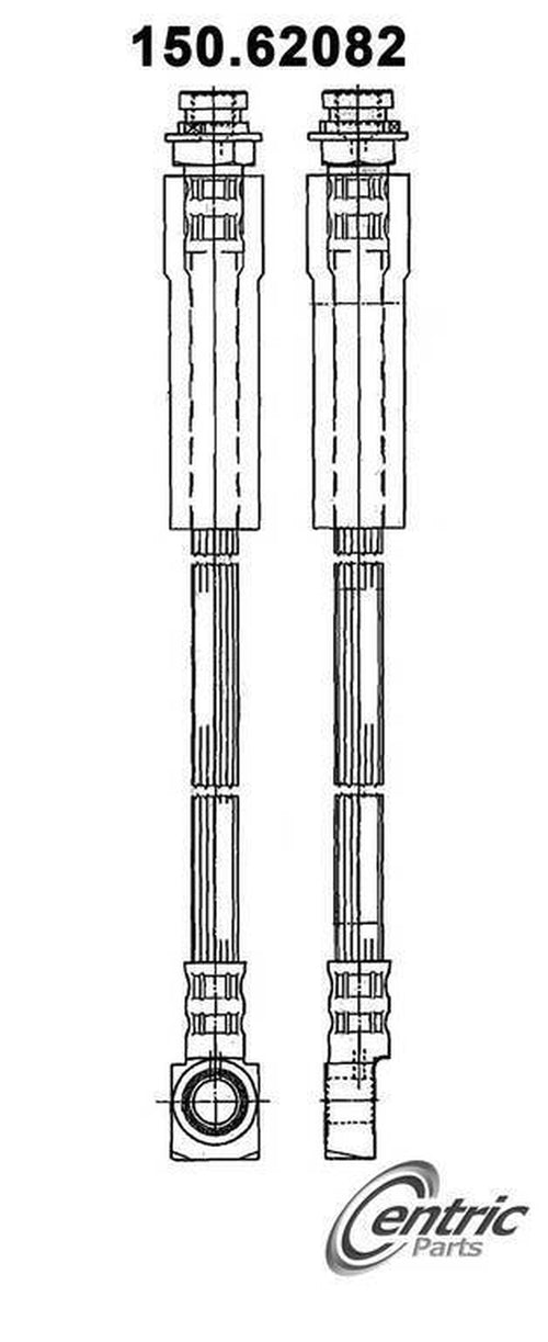 Brake Hydraulic Hose for Eldorado, Lesabre, Deville, 88, Lss+More 150.62082