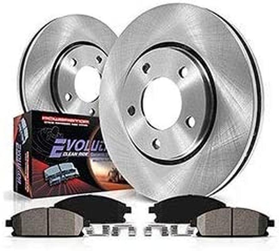 KOE2840 Autospecialty Front and Rear Replacement Brake Kit-Oe Brake Rotors & Ceramic Brake Pads