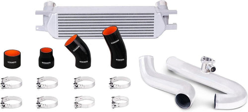 MMINT-MUS4-15KPSL Performance Intercooler Kit Compatible with Ford Mustang Ecoboost 2015-2018 Silver