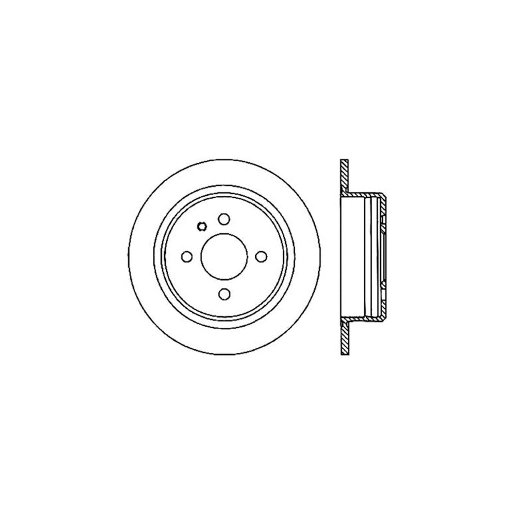 Centric Rear Disc Brake Rotor for BMW (121.34019)
