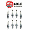 Set of 8 Spark Plugs NGK V Power Resistor BKR6EYA for Toyota Sequoia Tundra