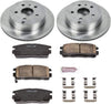 KOE5558 Autospecialty Rear Replacement Brake Kit-Oe Brake Rotors & Ceramic Brake Pads