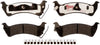 EHT666H Enhanced Technology Friction Pads Brake Pad Set