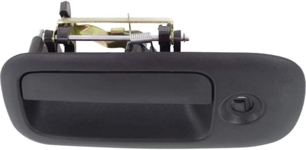 For Chevy Express 1500 Exterior Door Handle Front Driver Side Textured Black 2010-2014 | with Key Hole| Trim: Base/Ls/Lt